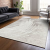 Piper Looms Chantille Swirls ACN2133 Ivory Machine Washable Area Rug Lifestyle Image Feature