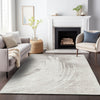 Piper Looms Chantille Swirls ACN2133 Ivory Machine Washable Area Rug Lifestyle Image Feature