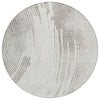 Piper Looms Chantille Swirls ACN2133 Ivory Machine Washable Area Rug Round Main Image