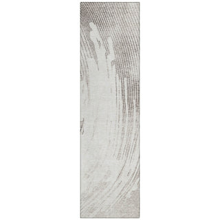 Piper Looms Chantille Swirls ACN2133 Ivory Machine Washable Area Rug Runner Main Image