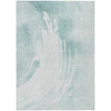 Piper Looms Chantille Swirls ACN2133 Teal Machine Washable Area Rug main image