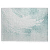 Piper Looms Chantille Swirls ACN2133 Teal Machine Washable Area Rug Scatter Main Image