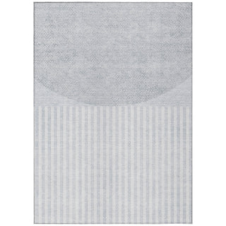 Piper Looms Chantille Geometric ACN2134 Blue Machine Washable Area Rug main image