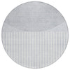 Piper Looms Chantille Geometric ACN2134 Blue Machine Washable Area Rug Round Main Image