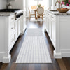 Piper Looms Chantille Geometric ACN2134 Blue Machine Washable Area Rug Runner Lifestyle Image Feature