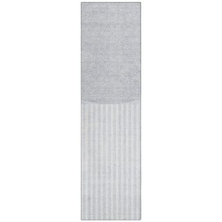 Piper Looms Chantille Geometric ACN2134 Blue Machine Washable Area Rug Runner Main Image