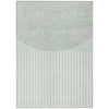 Piper Looms Chantille Geometric ACN2134 Green Machine Washable Area Rug main image