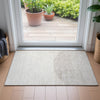 Piper Looms Chantille Geometric ACN2134 Putty Machine Washable Area Rug Scatter Lifestyle Image Feature