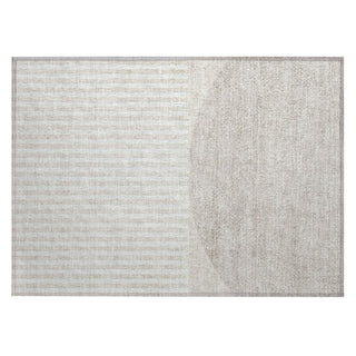 Piper Looms Chantille Geometric ACN2134 Putty Machine Washable Area Rug Scatter Main Image
