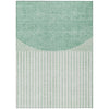 Piper Looms Chantille Geometric ACN2134 Teal Machine Washable Area Rug main image