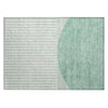 Piper Looms Chantille Geometric ACN2134 Teal Machine Washable Area Rug Scatter Main Image
