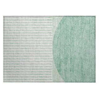 Piper Looms Chantille Geometric ACN2134 Teal Machine Washable Area Rug Scatter Main Image