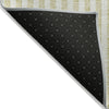 Piper Looms Chantille Geometric ACN2134 Wheat Machine Washable Area Rug Backing Image