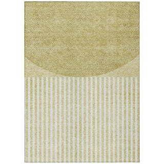 Piper Looms Chantille Geometric ACN2134 Wheat Machine Washable Area Rug main image