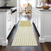 Piper Looms Chantille Geometric ACN2134 Wheat Machine Washable Area Rug Runner Lifestyle Image Feature