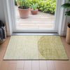 Piper Looms Chantille Geometric ACN2134 Wheat Machine Washable Area Rug Scatter Lifestyle Image Feature