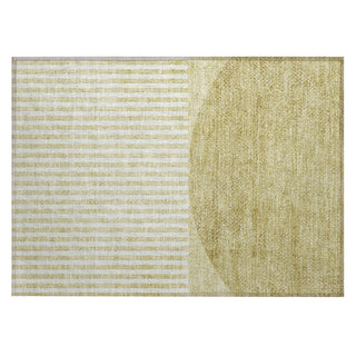 Piper Looms Chantille Geometric ACN2134 Wheat Machine Washable Area Rug Scatter Main Image