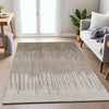Piper Looms Chantille Stripes ACN2135 Brown Machine Washable Area Rug Lifestyle Image Feature