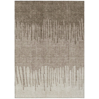 Piper Looms Chantille Stripes ACN2135 Brown Machine Washable Area Rug main image