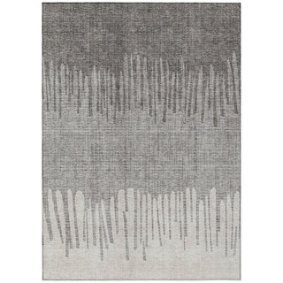 Piper Looms Chantille Stripes ACN2135 Gray Machine Washable Area Rug main image
