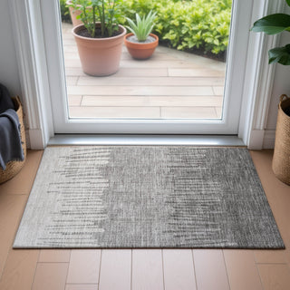 Piper Looms Chantille Stripes ACN2135 Gray Machine Washable Area Rug Scatter Lifestyle Image Feature