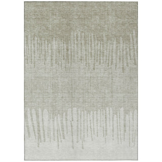 Piper Looms Chantille Stripes ACN2135 Putty Machine Washable Area Rug main image