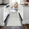 Piper Looms Chantille Stripes ACN2135 Putty Machine Washable Area Rug Runner Lifestyle Image Feature