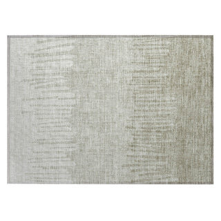 Piper Looms Chantille Stripes ACN2135 Putty Machine Washable Area Rug Scatter Main Image