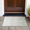 Piper Looms Chantille Stripes ACN2135 Putty Machine Washable Area Rug Scatter Outdoor Lifestyle Image Feature