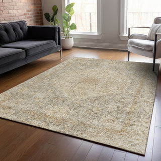 Piper Looms Chantille Global ACN2136 Beige Machine Washable Area Rug Lifestyle Image Feature