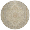 Piper Looms Chantille Global ACN2136 Beige Machine Washable Area Rug Round Main Image