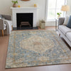 Piper Looms Chantille Global ACN2136 Blue Machine Washable Area Rug Lifestyle Image Feature