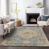 Piper Looms Chantille Global ACN2136 Blue Machine Washable Area Rug Lifestyle Image Feature