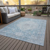 Piper Looms Chantille Global ACN2136 Denim Machine Washable Area Rug Outdoor Lifestyle Image Feature
