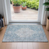 Piper Looms Chantille Global ACN2136 Denim Machine Washable Area Rug Scatter Lifestyle Image Feature