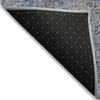 Piper Looms Chantille Global ACN2136 Gray Machine Washable Area Rug Backing Image