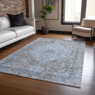 Piper Looms Chantille Global ACN2136 Gray Machine Washable Area Rug Lifestyle Image Feature