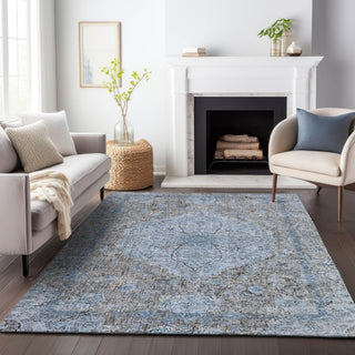 Piper Looms Chantille Global ACN2136 Gray Machine Washable Area Rug Lifestyle Image Feature