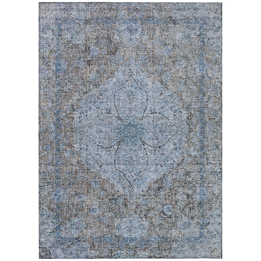 Piper Looms Chantille Global ACN2136 Gray Machine Washable Area Rug main image
