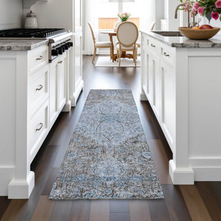 Piper Looms Chantille Global ACN2136 Gray Machine Washable Area Rug Runner Lifestyle Image Feature