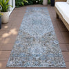 Piper Looms Chantille Global ACN2136 Gray Machine Washable Area Rug Runner Outdoor Lifestyle Image Feature