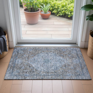Piper Looms Chantille Global ACN2136 Gray Machine Washable Area Rug Scatter Lifestyle Image Feature
