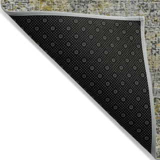 Piper Looms Chantille Global ACN2136 Pewter Machine Washable Area Rug Backing Image