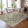 Piper Looms Chantille Global ACN2136 Pewter Machine Washable Area Rug Lifestyle Image Feature