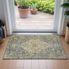 Piper Looms Chantille Global ACN2136 Pewter Machine Washable Area Rug Scatter Lifestyle Image Feature