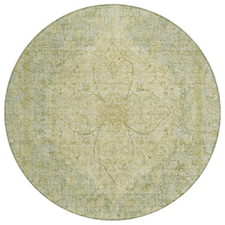 Piper Looms Chantille Global ACN2136 Sage Machine Washable Area Rug Round Main Image