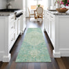 Piper Looms Chantille Global ACN2136 Teal Machine Washable Area Rug Runner Lifestyle Image Feature