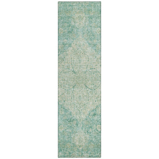 Piper Looms Chantille Global ACN2136 Teal Machine Washable Area Rug Runner Main Image
