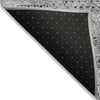 Piper Looms Chantille Stripes ACN2137 Gray Machine Washable Area Rug Backing Image