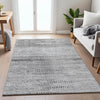 Piper Looms Chantille Stripes ACN2137 Gray Machine Washable Area Rug Lifestyle Image Feature